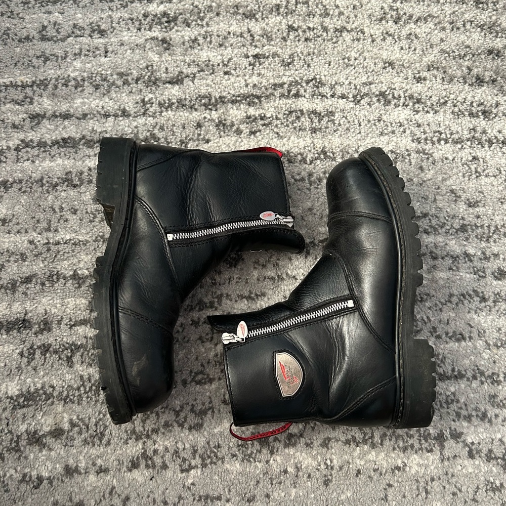 COPY - Rare Red wing 965 double zip motorcycle boots sz.9